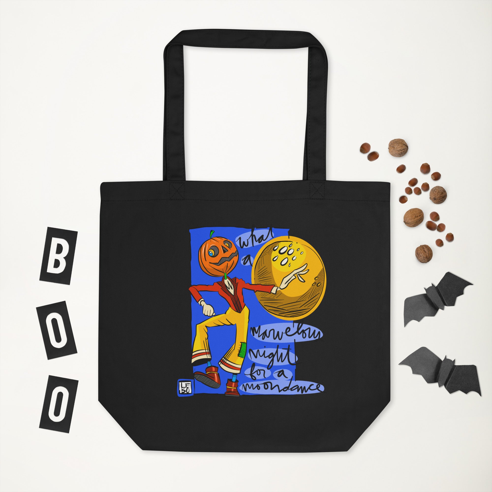 What a Marvelous Night for a Moondance - Lebo Eco Tote Bag